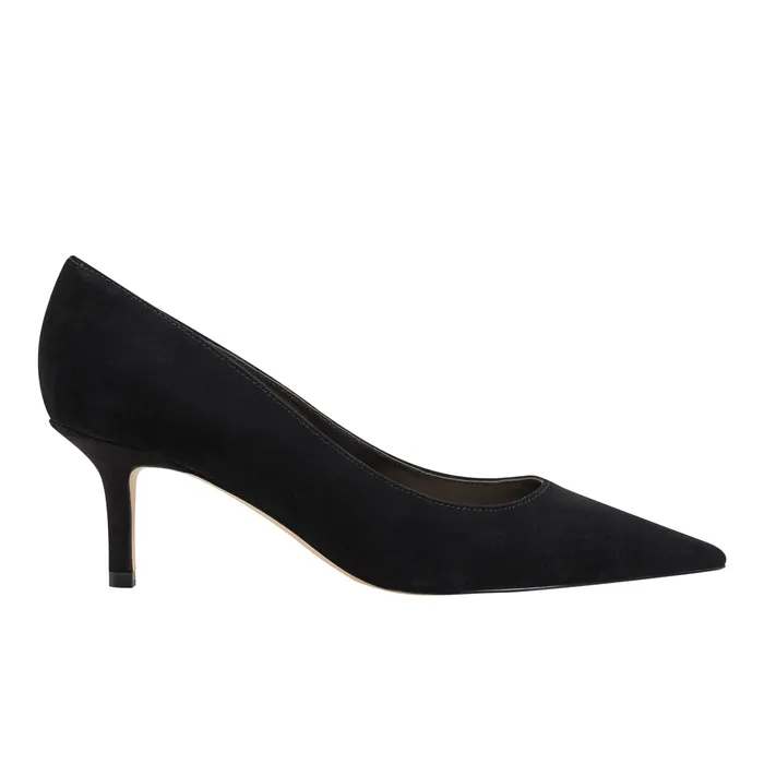 Women Heels and Pumps Marc Fisher Alola Pump Black Suede