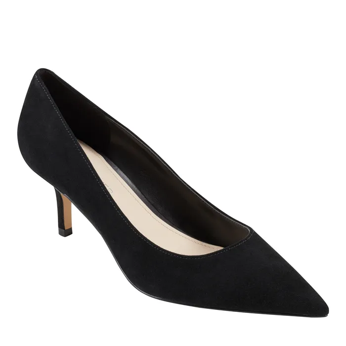 Women Heels and Pumps Marc Fisher Alola Pump Black Suede