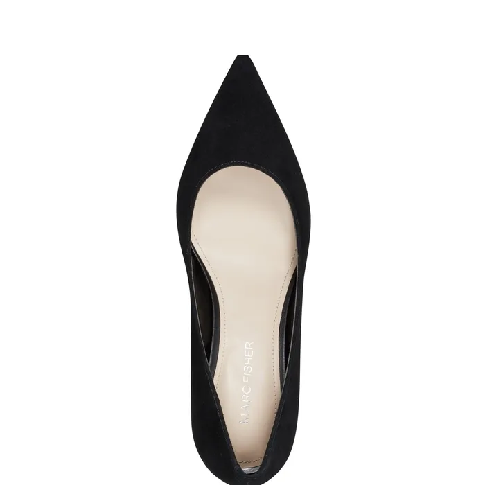 Women Heels and Pumps Marc Fisher Alola Pump Black Suede