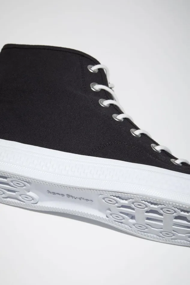 Women High Top Sneakers Blackoff White Acne Studios Shoes