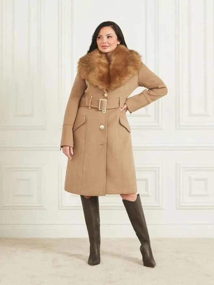 Women Jackets Marciano Alice WoolBlend Coat Macchiato Multi