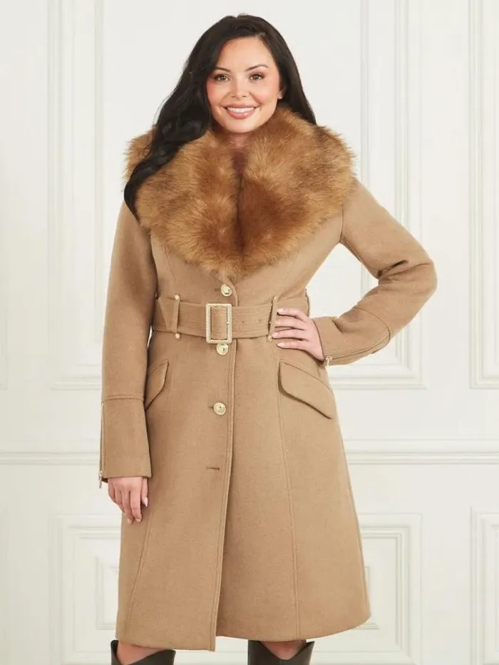 Women Jackets Marciano Alice WoolBlend Coat Macchiato Multi