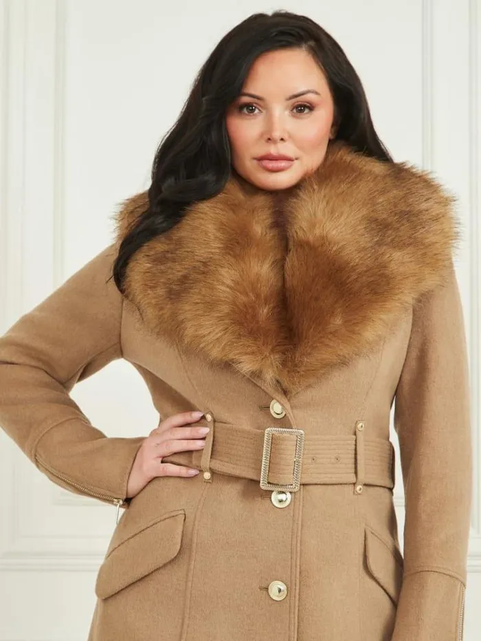 Women Jackets Marciano Alice WoolBlend Coat Macchiato Multi