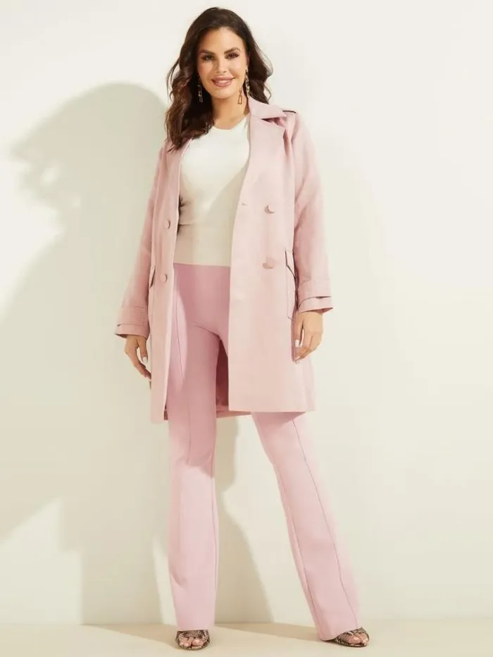 Women Jackets Marciano Eco Portland Trench Coat Lilac Mist