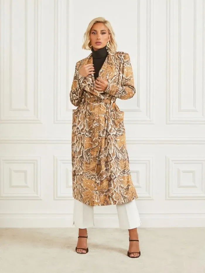 Women Jackets Marciano Hudson Snakeskin Printed CoverUp Secret Skin Print