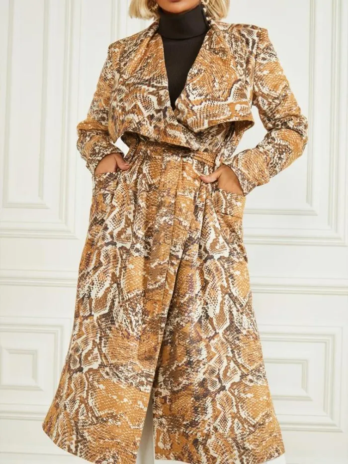 Women Jackets Marciano Hudson Snakeskin Printed CoverUp Secret Skin Print