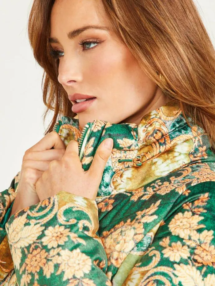 Women Jackets Marciano Katrin Puffer Jacket Heirloom Print
