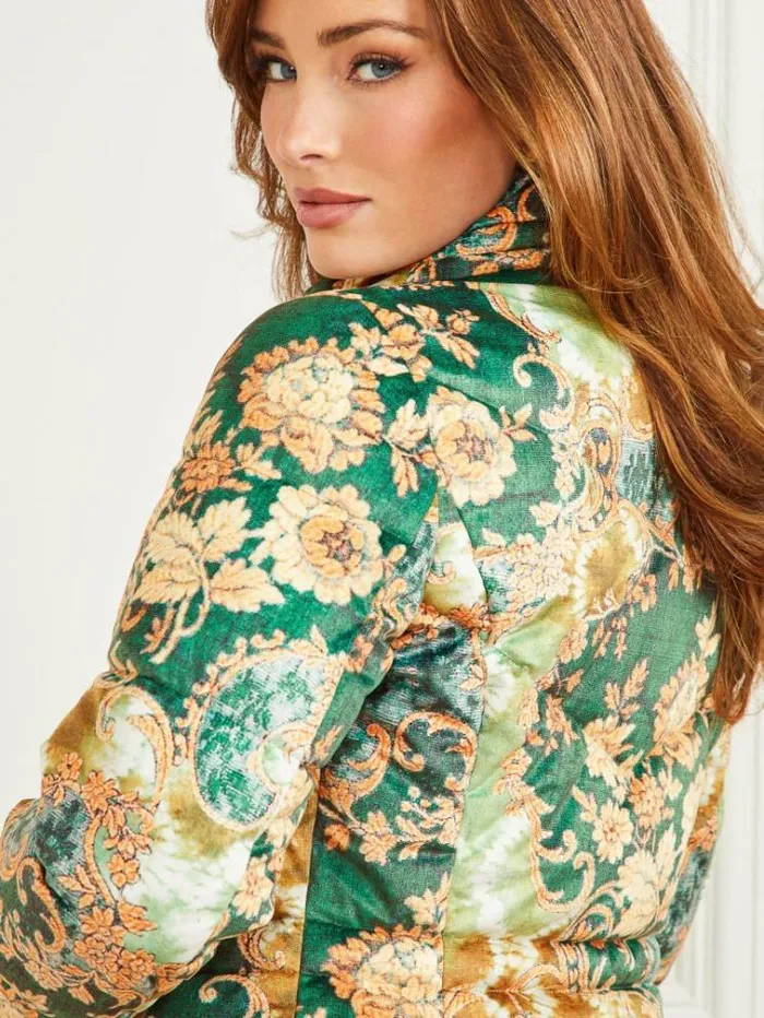Women Jackets Marciano Katrin Puffer Jacket Heirloom Print