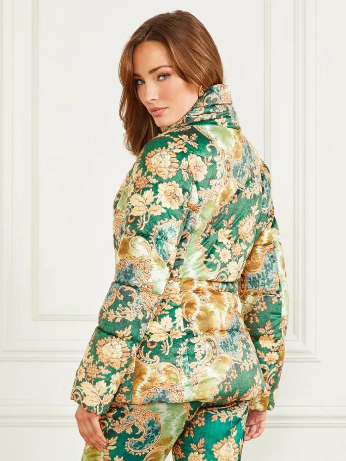 Women Jackets Marciano Katrin Puffer Jacket Heirloom Print