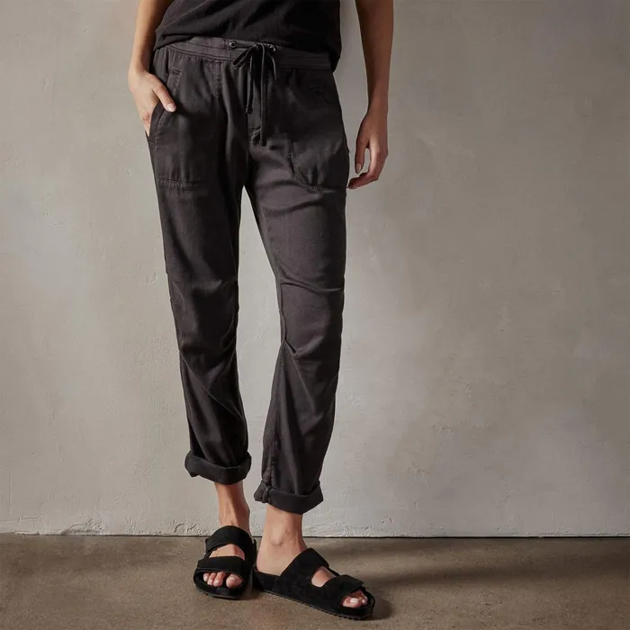 WOMEN James Perse CLASSICS Soft Drape Pant Carbon Pigment