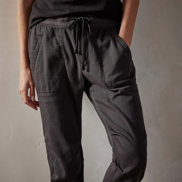 WOMEN James Perse CLASSICS Soft Drape Pant Carbon Pigment