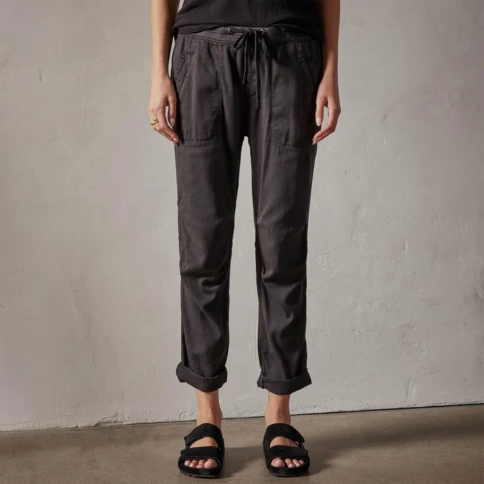 WOMEN James Perse CLASSICS Soft Drape Pant Carbon Pigment