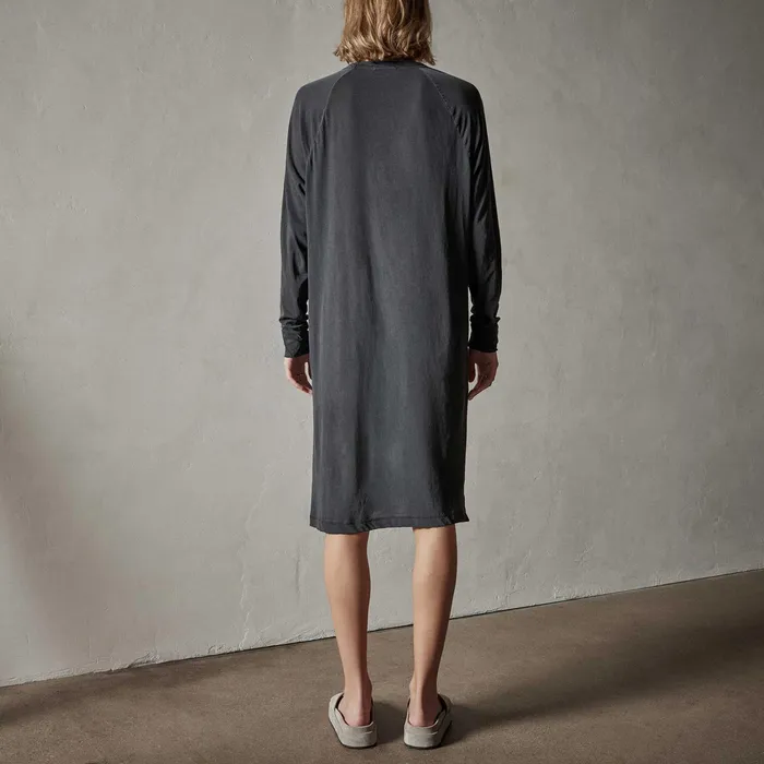 WOMEN James Perse DRESSESJUMPSUITS Relaxed Raglan Dress Magma Pigment