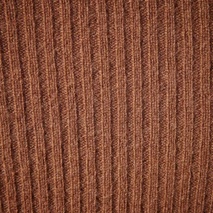 WOMEN James Perse SWEATERS Recycled Cashmere Skinny Rib Soft V Neck Gingerbread