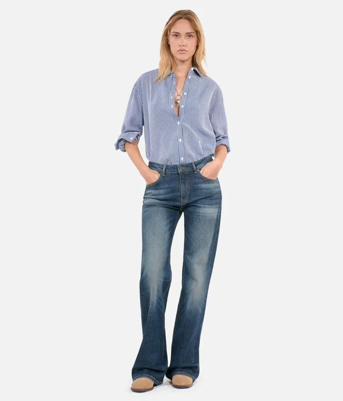 Women Jeans and Pants THE KOOPLES Blue Flare Jeans