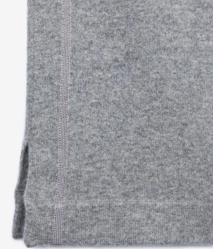 Women Jeans and Pants THE KOOPLES Grey Wool And Cashmere Trousers