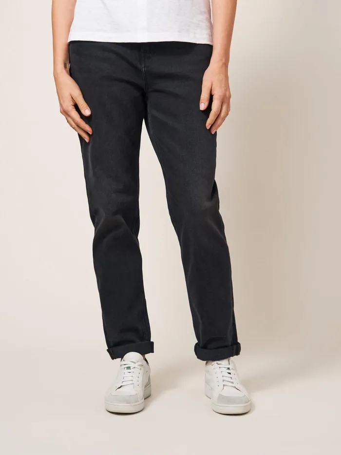 Women JEANS White Stuff Katy Relaxed Slim Jeans Washed Black Women JEANS White Stuff Katy Relaxed Slim Jeans Washed Black