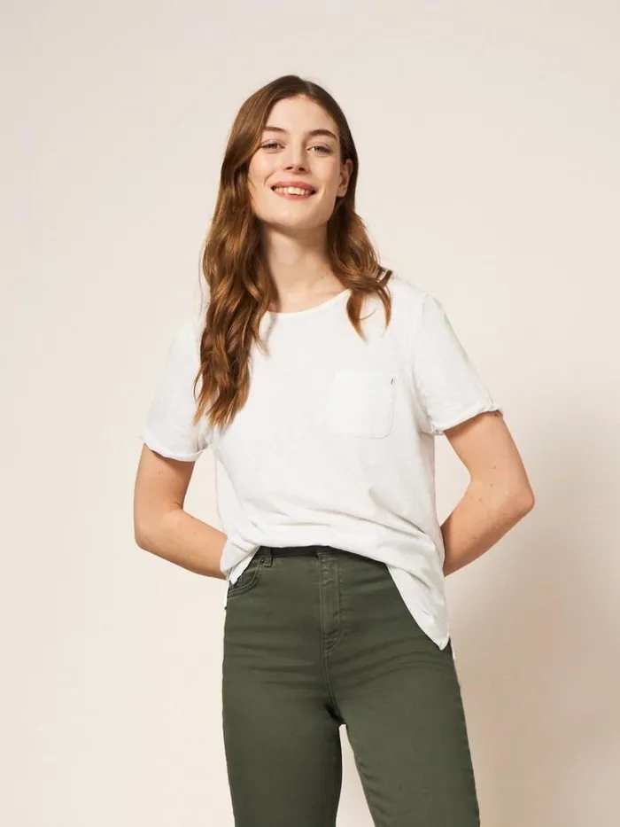 Women JEANS White Stuff Miley Relaxed Straight Jean Mid Green