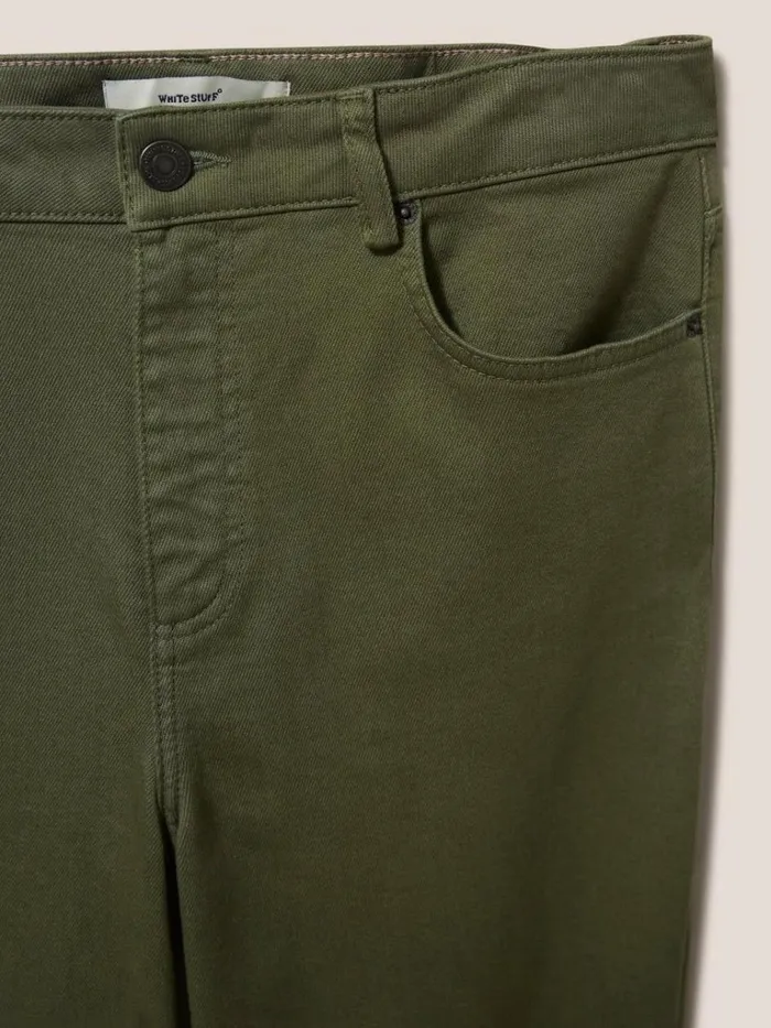 Women JEANS White Stuff Miley Relaxed Straight Jean Mid Green