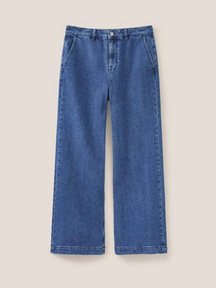 Women JEANS White Stuff Sadie Wide Leg Jean Dk Denim Women JEANS White Stuff Sadie Wide Leg Jean Dk Denim