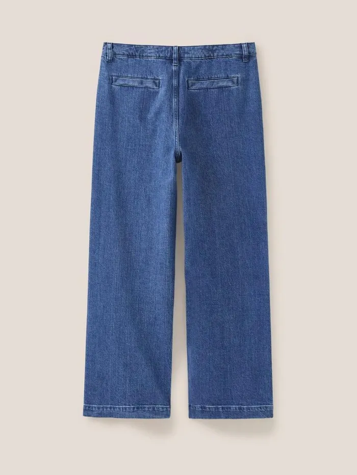 Women JEANS White Stuff Sadie Wide Leg Jean Dk Denim Women JEANS White Stuff Sadie Wide Leg Jean Dk Denim