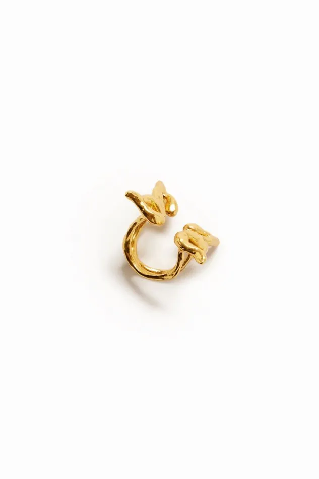 Women Jewellery Desigual Zalio Gold Plated Butterfly Ring