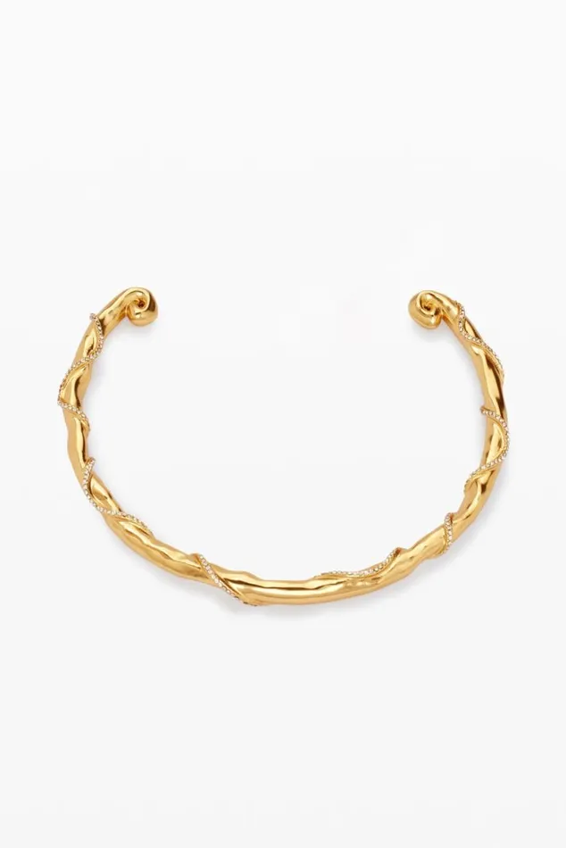 Women Jewellery Desigual Zalio Goldplated Rigid Necklace