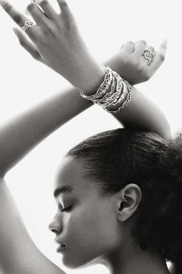Women Jewellery Desigual Zalio Silver Plated Message Ring