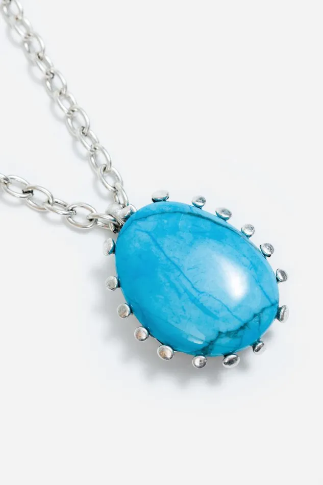 Women Jewelry Johnny Was TURQUOISE RADIAL PENDANT Brass Women Jewelry Johnny Was TURQUOISE RADIAL PENDANT Brass