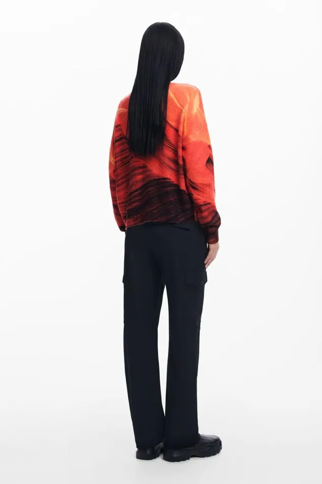 Women Jumpers Desigual Contrast Sweater