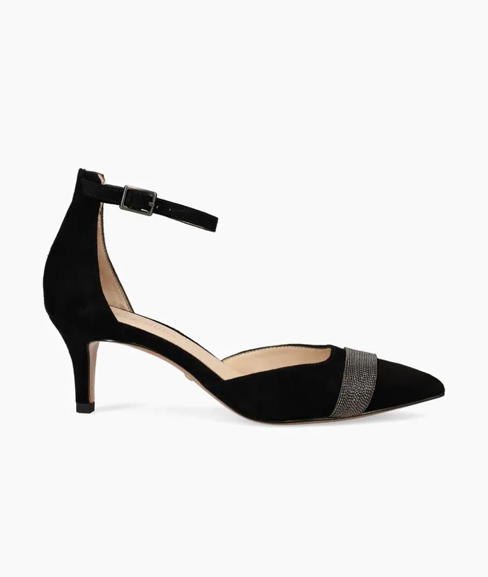 Women Kelda Low Heel 8211 Black Pelle Moda Low Heels