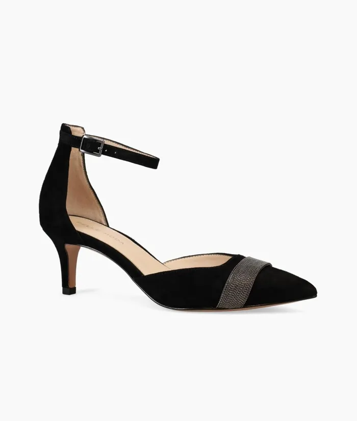 Women Kelda Low Heel 8211 Black Pelle Moda Low Heels