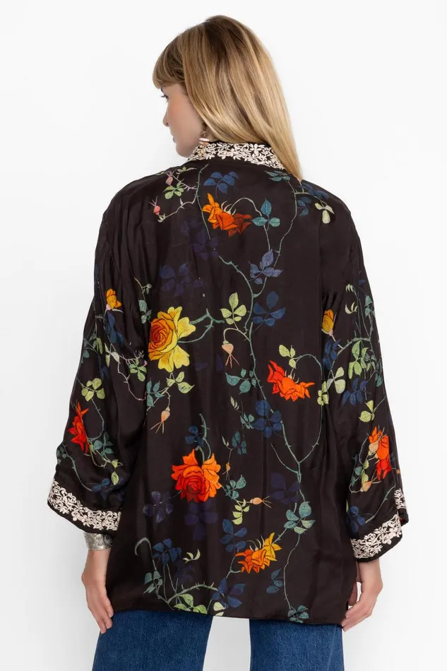 Women Kimonos Johnny Was CAROLINA KIMONO Black Women Kimonos Johnny Was CAROLINA KIMONO Black