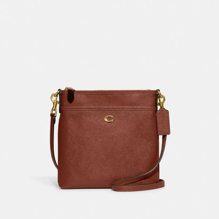 Women Kitt Messenger Crossbody Brass1941 Saddle Coach Crossbody Bags