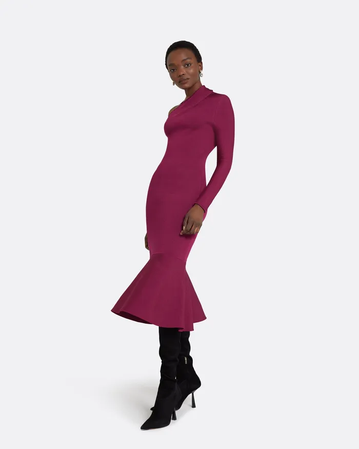 Women Knitwear Safiyaa Annabel Burgundy Knit Burgundy
