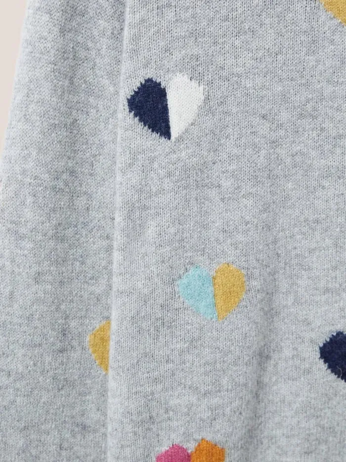 Women KNITWEAR White Stuff MULTI HEART JUMPER Grey Multi Women KNITWEAR White Stuff MULTI HEART JUMPER Grey Multi