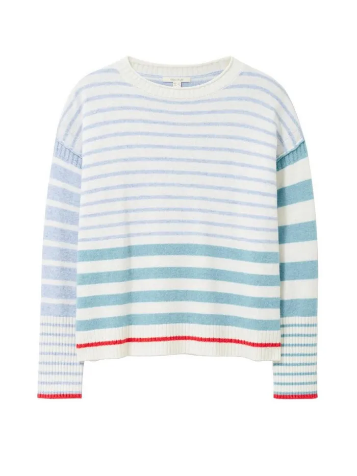 Women KNITWEAR White Stuff Urban Stripe Jumper Natural Multi Women KNITWEAR White Stuff Urban Stripe Jumper Natural Multi