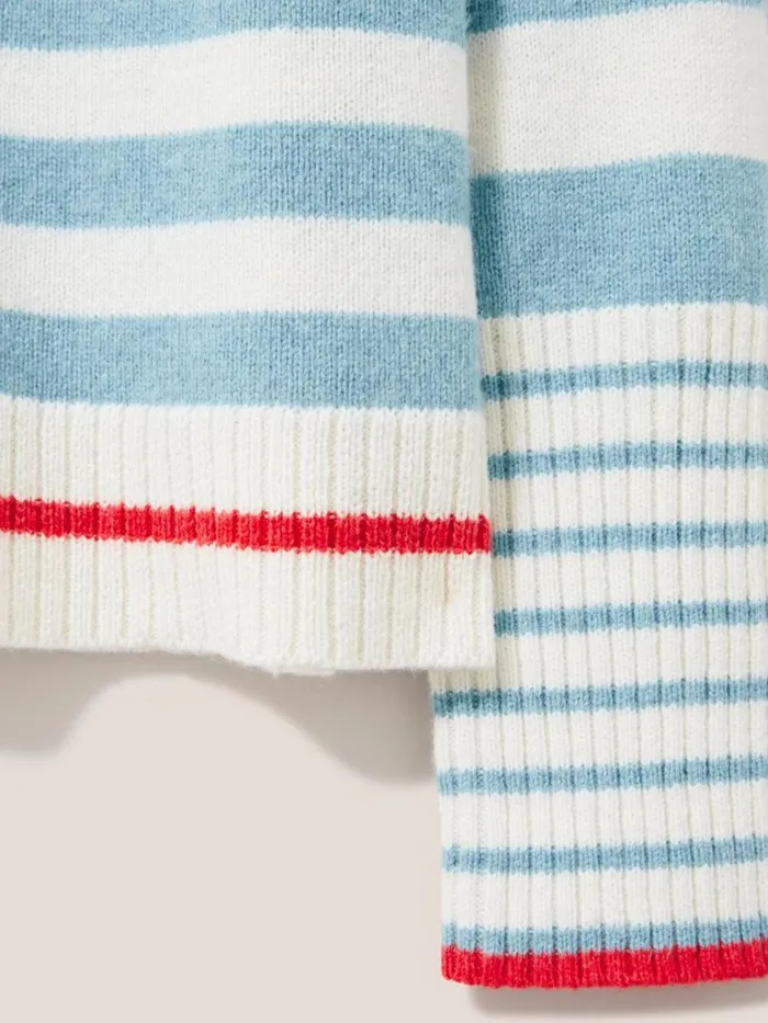 Women KNITWEAR White Stuff Urban Stripe Jumper Natural Multi Women KNITWEAR White Stuff Urban Stripe Jumper Natural Multi