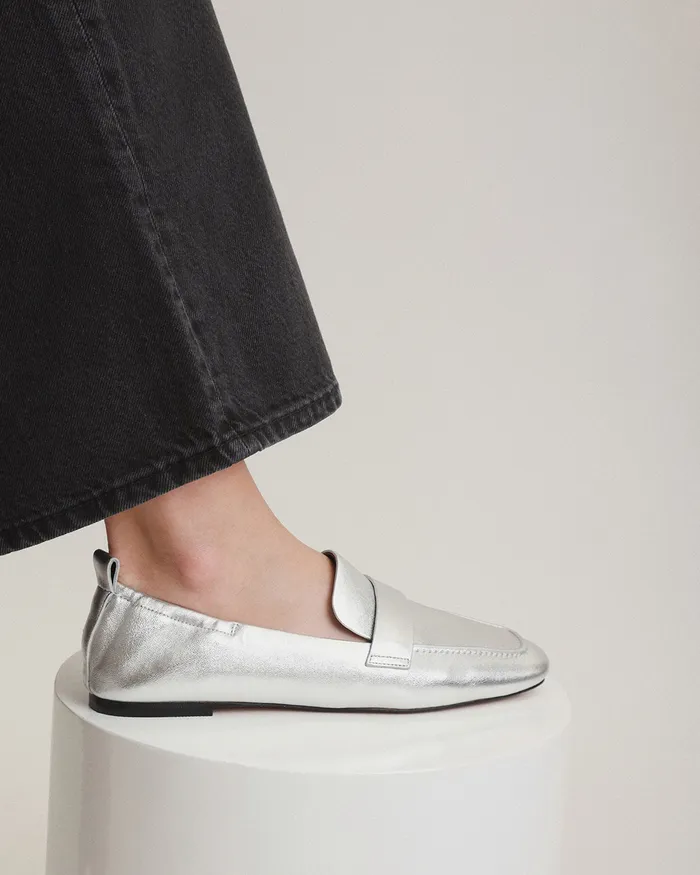 Women LACE UP and LOAFERS jomercer Bowen loafers silver leather Women LACE UP and LOAFERS jomercer Bowen loafers silver leather