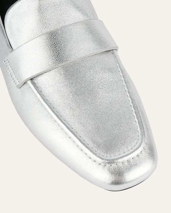 Women LACE UP and LOAFERS jomercer Bowen loafers silver leather Women LACE UP and LOAFERS jomercer Bowen loafers silver leather