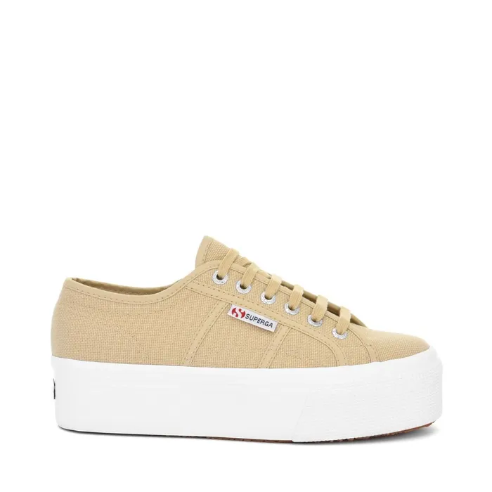 Women Lady Shoes Woman 2790 PLATFORM Wedge BEIGE Superga Platform