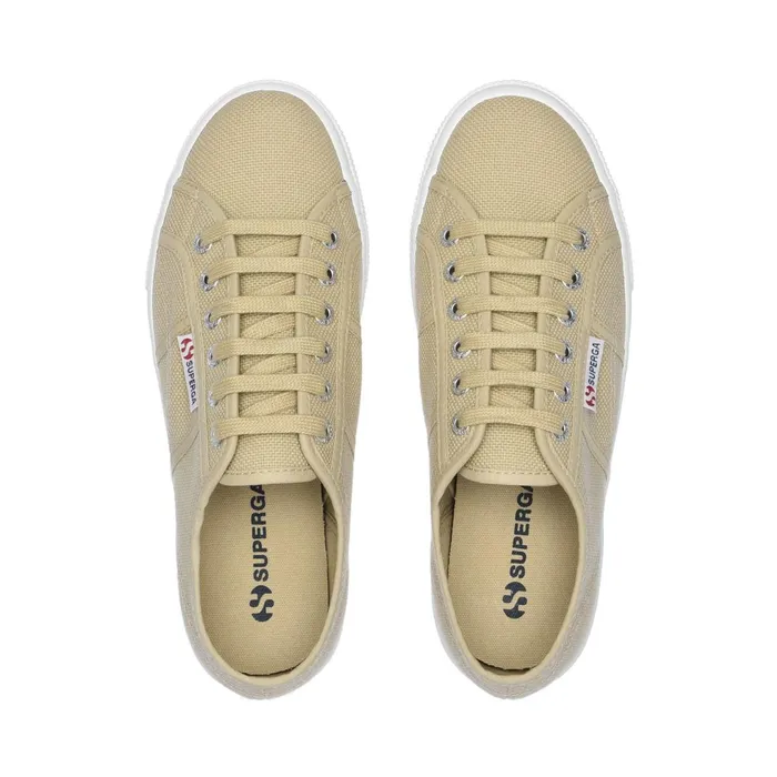 Women Lady Shoes Woman 2790 PLATFORM Wedge BEIGE Superga Platform