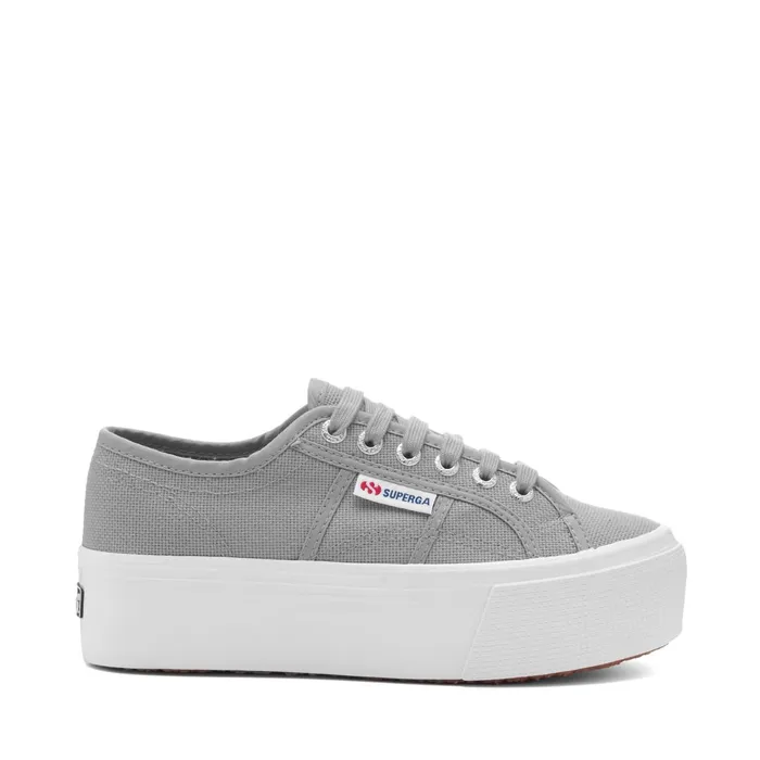 Women Lady Shoes Woman 2790 PLATFORM Wedge GREY MDFAVORIO Superga Platform