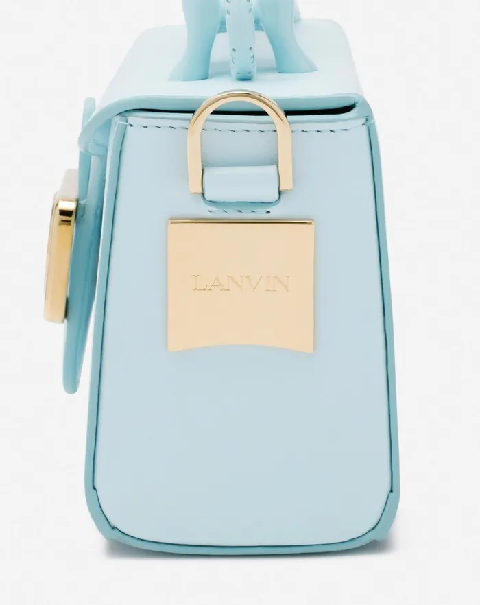 Women Lanvin Crossbody Bags and Shoulder Bags Leather Nano Pencil Cat Bag Lanvin Blue