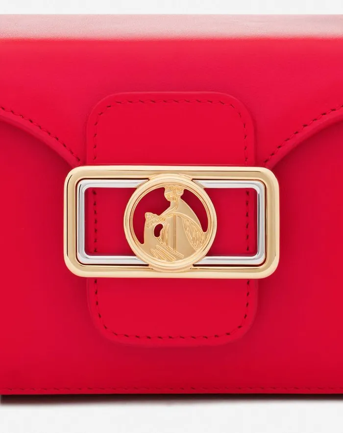 Women Lanvin Mini Bags and Clutches Leather Nano Pencil Cat Bag Flame Women Lanvin Mini Bags and Clutches Leather Nano Pencil Cat Bag Flame