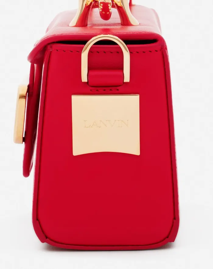 Women Lanvin Mini Bags and Clutches Leather Nano Pencil Cat Bag Flame Women Lanvin Mini Bags and Clutches Leather Nano Pencil Cat Bag Flame