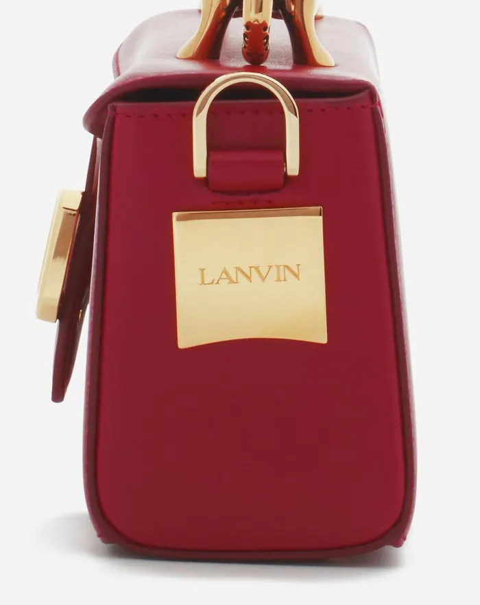 Women Lanvin Mini Bags and Clutches Nano Pencil Cat Leather Bag Turkish Red Women Lanvin Mini Bags and Clutches Nano Pencil Cat Leather Bag Turkish Red