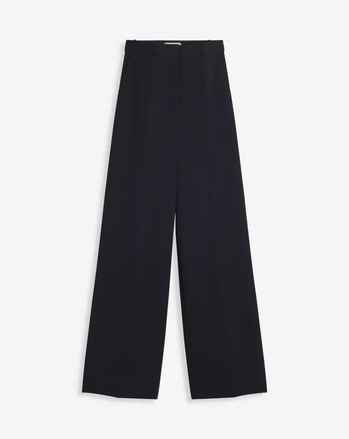 Women Lanvin Pants Wide Leg Pants Black