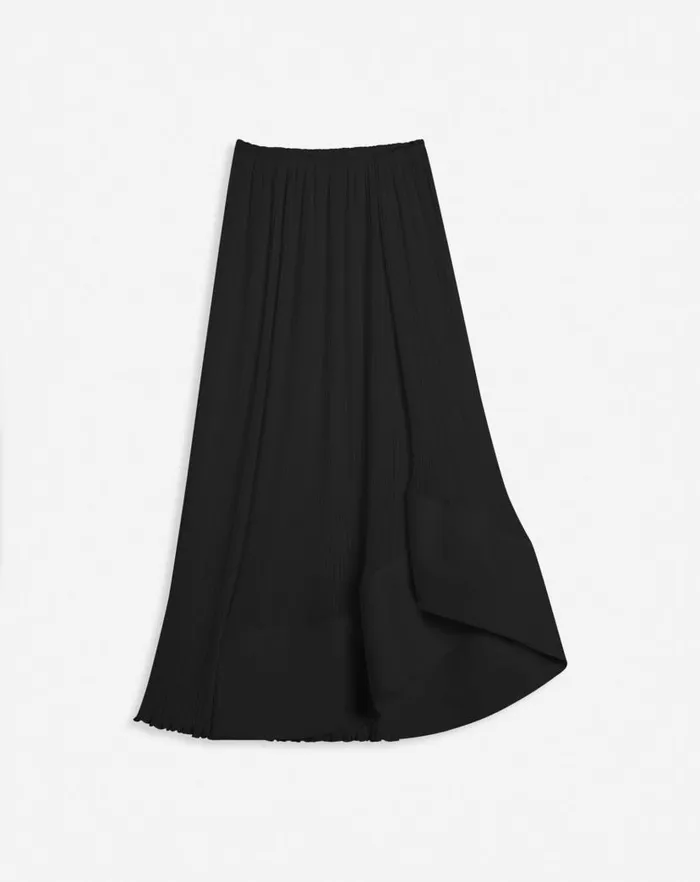 Women Lanvin Skirts and Shorts Pleated Midi Skirt Black