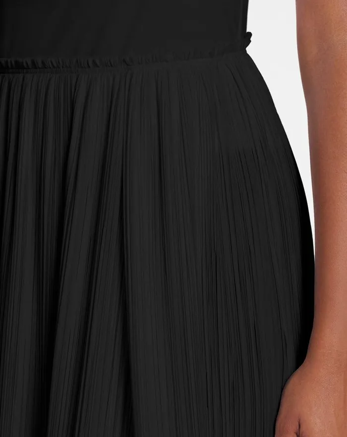 Women Lanvin Skirts and Shorts Pleated Midi Skirt Black Women Lanvin Skirts and Shorts Pleated Midi Skirt Black